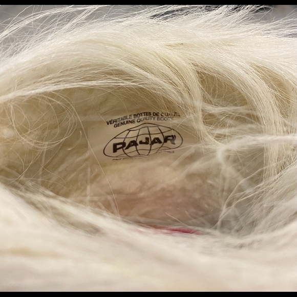 PAJAR Luxury Designer Faux Fur Artisan Winter Boots - Women’s 5 - Picture 4 of 4